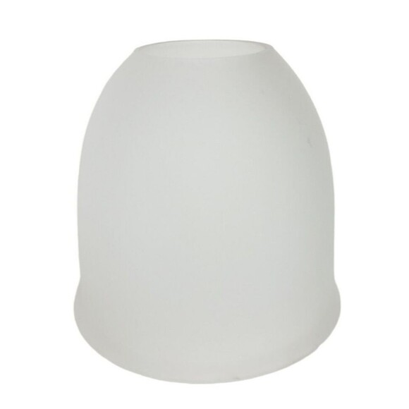 Acclaim Frosted White Hurricane Sconce Light Shade Bell Shaped - Picture 3 of 6